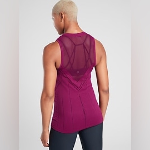 ATHLETA Oxygen Tank Top • Mulberry • Size M - Picture 2 of 5